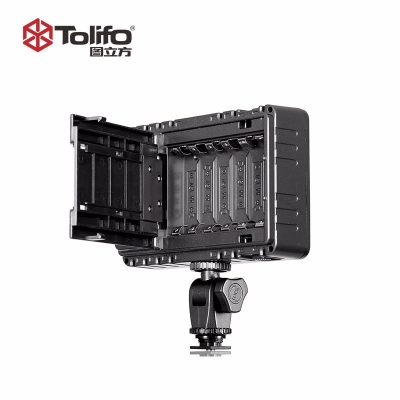 Tolifo圖立方PT-160B機頂補光燈LED攝像燈雙調光