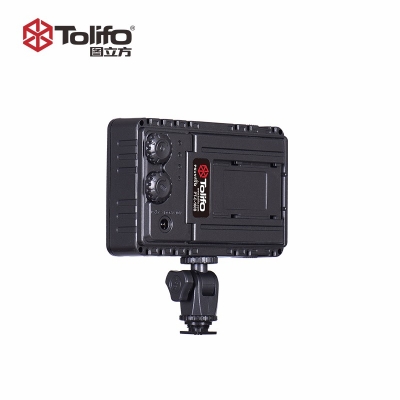 Tolifo圖立方PT-160B機頂補光燈LED攝像燈雙調光