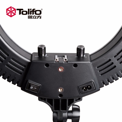Tolifo圖立方R40B環(huán)形LED直播補光燈雙色溫40W